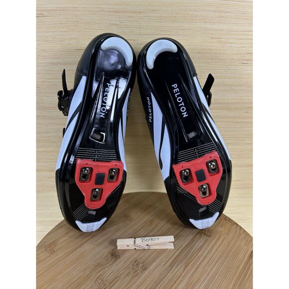 Peloton Black Leather Cycling Shoes Mens Size 46 US 12 - Picture 7 of 7